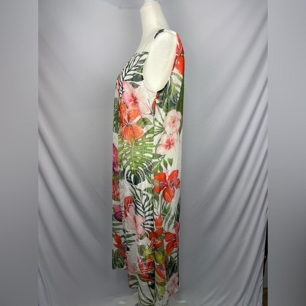 Cativa Exotic print sleeveless dress women’s size M - Picture 7 of 16
